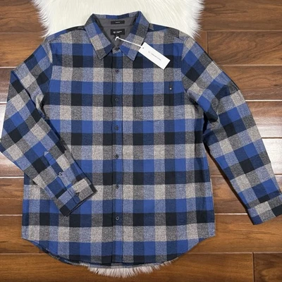 AG Adriano Goldschmied Men's Size XXL Plaid Cloud Soft Flannel Aiden Shirt - Image 1 of 4