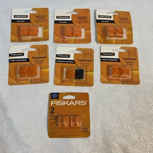 7 Pks Of 2 Each Fiskars Personal Paper Trimmer Refill Replacement Blades Type G - Picture 1 of 5