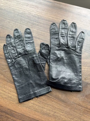 Guantes Vintage Wear Right 100 % nailon negros talla 7 Foto 1 de 4