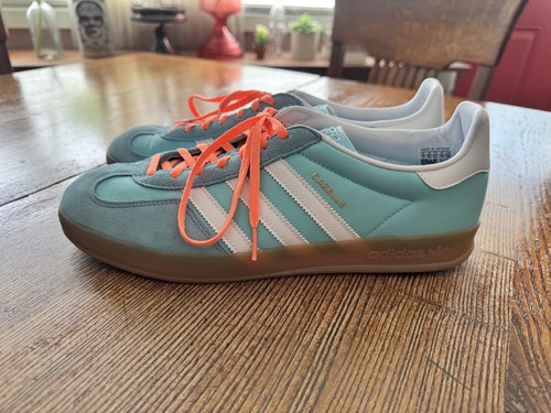 Taglia 11 Adidas Gazelle Indoor Preloved gomma blu