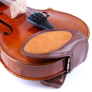 Almohadilla para hombros y mentón de violín tamaño 1/8 1/10 1/16 marrón suave piel de oveja - Imagen 1 de 5