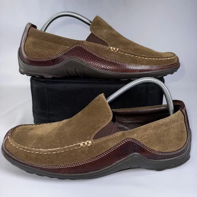 Cole Haan Gamuza Cuero Sin Cordones Cómodos Informales Zapatos Marrón 9.5M Foto 1 de 4