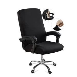 Office Chair Cover, Removable Desk Chair Cover with Zipper, Stretch Anti-dust... - Picture 1 of 7