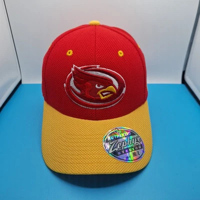 Gorra Iowa State Cyclones ISU Rojo Amarillo Céfiro Talla M/L Ajuste Elástico Foto 1 de 4