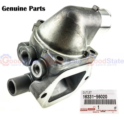 Genuine Toyota Coaster BB40 3B 3.4 Diesel Upper & Lower Thermostat Housing - Image 1 of 4