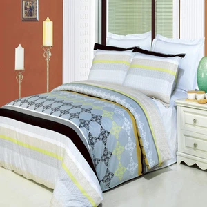 3-PC South Gate Printed 100% Combed Cotton 300 TC Duvet Cover Sets - Picture 1 of 1