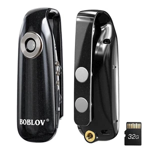 BOBLOV 32GB 1080P Mini HD Dash Cam Body Wear Worn Camera Bike Video Camcorders - Picture 1 of 11