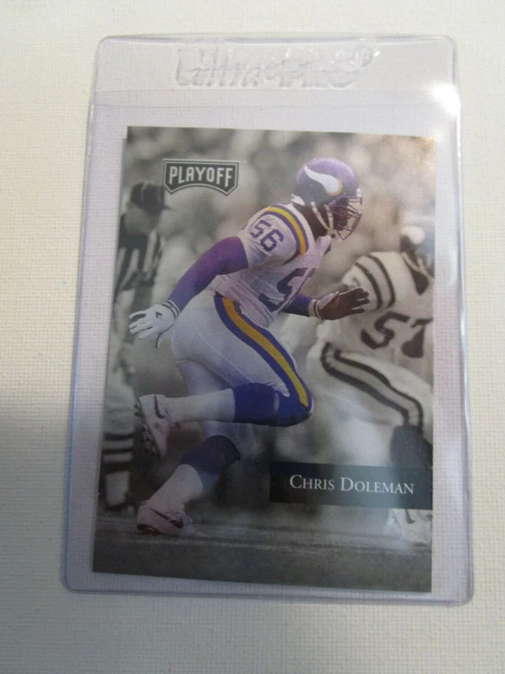 1992 Playoff Football Card #26 Chris Doleman Vikings - Image 1 of 1