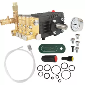 3600 PSI 4.9GPM Belt Drive Pressure Power Washer Pump 24mm Solid Shaft New - Picture 1 of 20