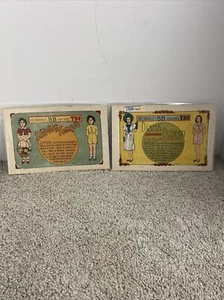 Set 2 VINTAGE SPANISH PAPER DOLLS Shirley Temple, Diana Durbin - Picture 1 of 5