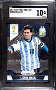2014 Panini Prizm World Cup Lionel Messi #12 MBA Silver SGC 10 GEM MINT - Picture 1 of 6