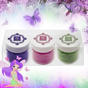 Brillo Comestible 3x 1/4oz - Color Hada Tema Decoración de Pasteles, Fondant, Espolvorear - Imagen 1 de 10