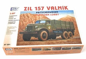 Kit modelo de plástico vehículo camión SDV ZIL 157 plataforma camión camión camión 1/87 H0 - Imagen 1 de 1