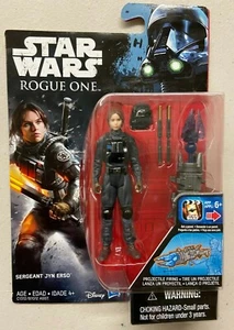 Star Wars Rogue Sergeant Jyn Erso Imperial Ground Crew Disguise 3 3/4" Figure - Picture 1 of 3