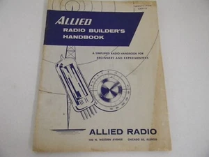 Vintage Allied Radio Builder's Handbook Paperback 1961 Chicago IL - Zdjęcie 1 z 4
