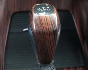 For BMW 2 Series Touring 2015-2019 Wood Grain Gear Shift Knob Shifter Lever Trim - Imagen 1 de 8