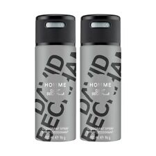 2x David Beckham Homme Deodorant Spray 150ml