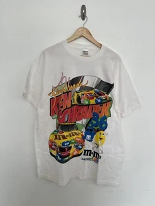 Vintage Nascar Racing 2000 Ken Schrader M&M Chocolate Candy Promo Shirt XL - Picture 1 of 9
