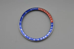Bezel with Insert for Seiko 6139 6000 6002 6003 6005 6009 Pogue Pepsi Blue Red - Bild 1 von 10