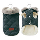 Warm Thick Fleece Dog Winter Jacket Coat Pet Puppy Winter Padded Clothes Apparel