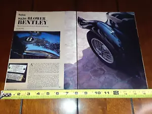 1930 SUPERCHARGED BENTLEY ORIGINAL 1983 ARTIKEL - Bild 1 von 16