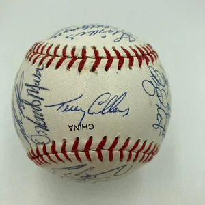 1996 Houston Astros Team Signed Baseball Jeff Bagwell & Craig Biggio - Picture 1 of 9
