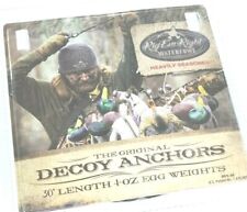 Rig 'Em Right HEAVILY SEASONED Decoy Anchors 30" 4 Ounce Egg Weights
