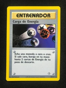 Pokemon Spanish 85/111 Carga de Energia Energy Charge Neo Genesis Non Holo Rare - Picture 1 of 2