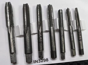 Vermont-GTD-Japan Taps 7 pc- 7/32", 1/4", 5/16", 3/8", 7/16" - NF-NC IN3298 - Picture 1 of 7
