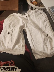 Levi Strauss & Co White Shorts Boys Size 12 Reg - Picture 1 of 10