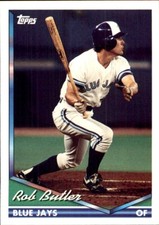 1994 Topps SPANISH BILINGUAL #361 Rob Butler TORONTO BLUE JAYS