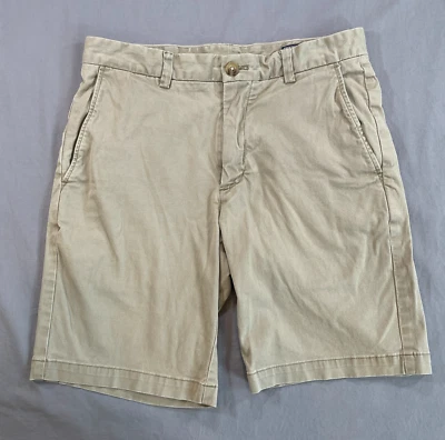 Pantalones Cortos Vineyard Vines Caqui Para Hombres 30 Preppy Costeros Bolsillo Frontal Plano Informal NUEVO Foto 1 de 4