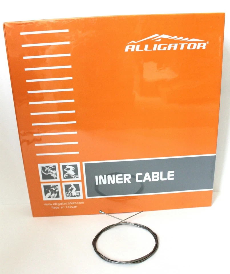 New Alligator Slick Stainless Steel Road brake Inner Cable Wire in bulk - Image 1 of 1