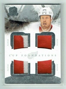 10-11 UD Upper Deck The Cup Foundations  Johan Franzen  /10  Quad Patches