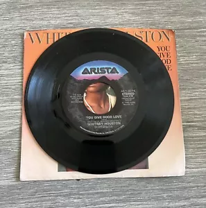 WHITNEY HOUSTON you give good love / greatest love ( r&b ) 7"/ 45 picture sleeve - Picture 1 of 2