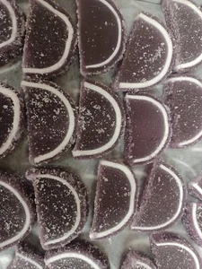 Traube Frucht Gelee Scheibe Scheiben Süßigkeiten Bonbons (1) 10 Unzen Packung - Bild 1 von 2