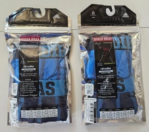 adidas Boys Youth Sport Performance Boxer Brief Underwear 2 Pair 2 Pack - Picture 1 of 3