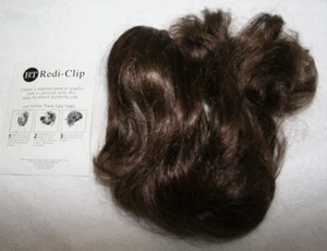 BT Ready To Wear Hair Extension Easy Clip Butterfly Frosted Medium Brown 12" L - Picture 1 of 4