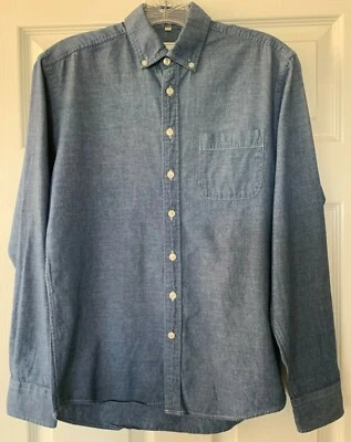 Camisa para hombre Frank And Oak abotonada cambray talla S Foto 1 de 4