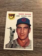 1954 Topps Archives #4 Hank Sauer - Chicago Cubs MINT REPRINT