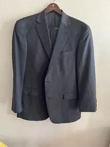 Hart Schaffner Marx 2 Piece 100% Wool Back Suit Men's 44R-38x30 Made in USA - Picture 1 of 18