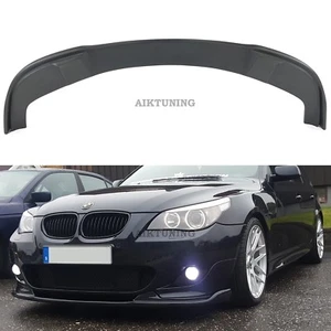 HM Front Splitter Addon Valance Lip Spoiler (Fits BMW E60 E61 M Sport Bumper) - Bild 1 von 8