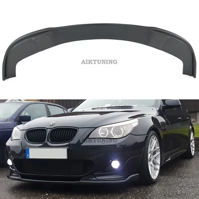 Alerón labial cenefa divisor delantero HM (se adapta a parachoques deportivo BMW E60 E61 M) Foto 1 de 4