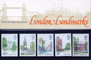 British 1980 London Landmarks Royal Mail Paquete de presentación como nuevo No. 118 - Imagen 1 de 1