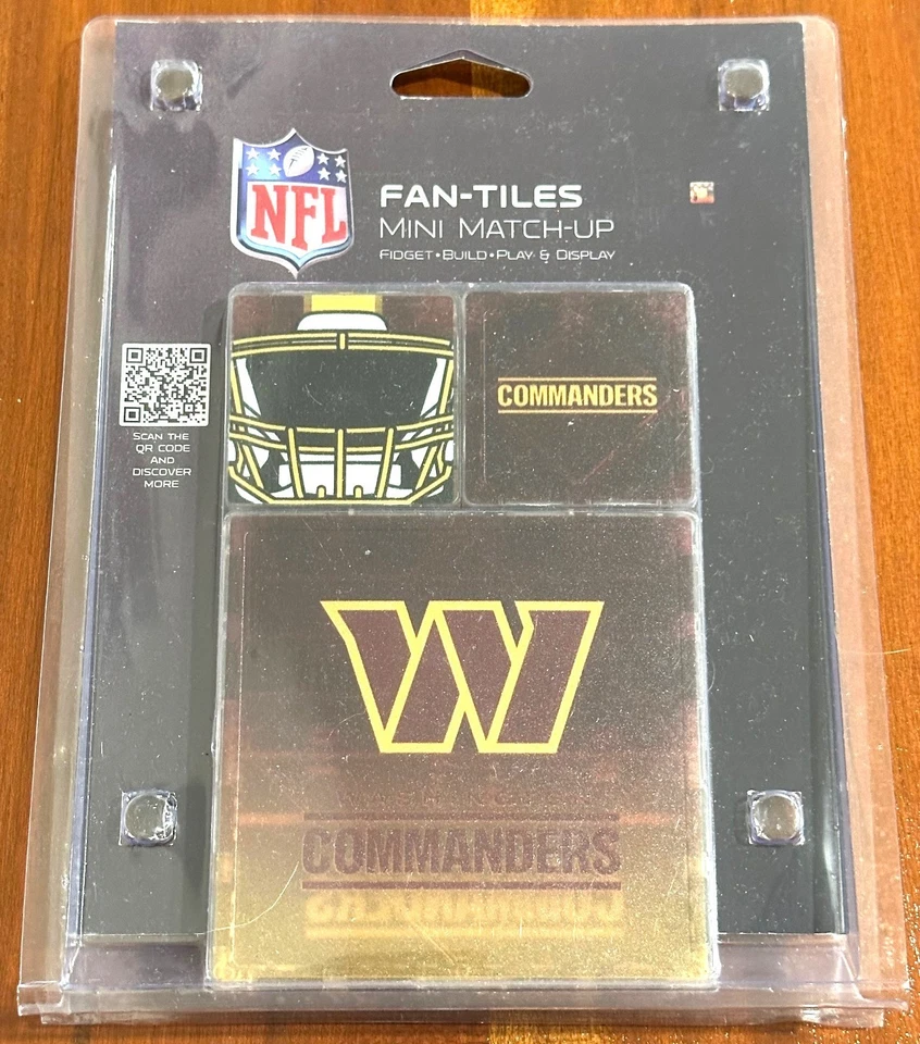 Nuevo NFL 17-PC Fan Azulejos Mini Magnético MatchUp Washington Commanders Construcción Inquieta Foto 1 de 1