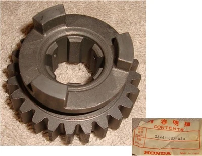*NOS Honda CR250M0 - MAINSHAFT 3rd GEAR - 1974 Elsinore - 23441-357-030 - Image 1 of 2
