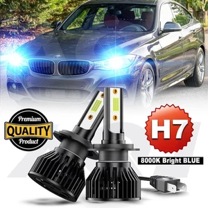 For BMW 335i GT xDrive 2014-2016 LED Headlight Bulbs High or Low Beam Qty 2 Blue - Picture 1 of 11