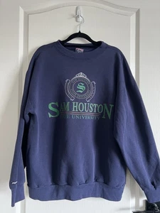 Vintage 90's Jansport Sam Houston State University Sweatshirt Pullover Men's XL - Picture 1 of 12