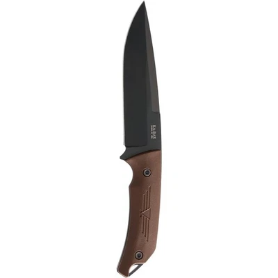 KA-BAR 6.25" Blade Jarosz Turok Knife w/ Sheath - Brown - Image 1 of 2