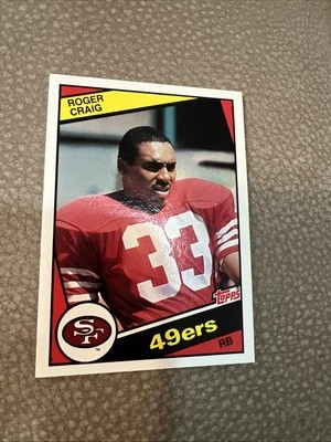 1984 Topps Roger Craig #353 Rookie RC San Francisco 49ers 🏈0601 - Image 1 of 2
